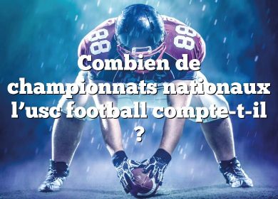 Combien de championnats nationaux l’usc football compte-t-il ?